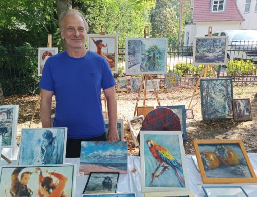 Kunstmarkt 2024 in Bad Saarow mit Gerry Miller